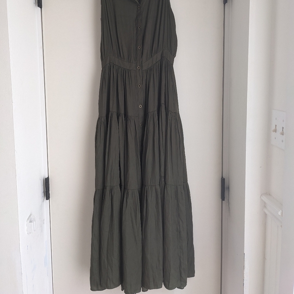 Olive Maxi dress (banana republic  00) - Picture 2 of 2